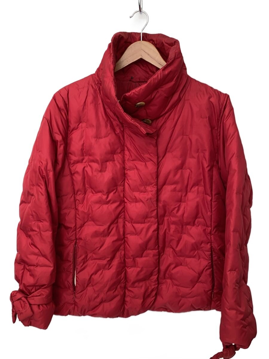 【中古】MAXMARA WEEKEND◆落ち込む上衣/38/ポリエステル/RED/無地【レディース御召しもの】