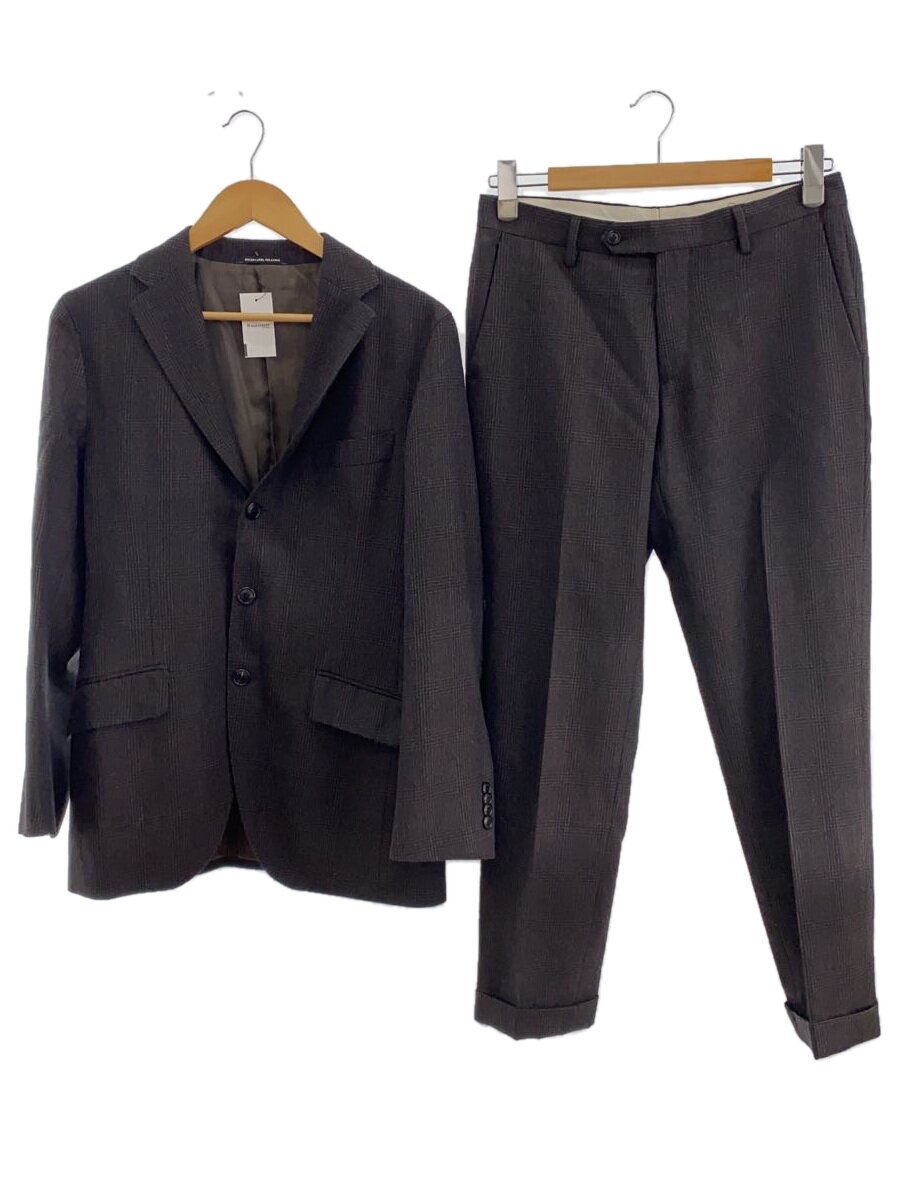 【中古】UNITED ARROWS green label relaxing◆セットアップ/46/羊毛/BRW/3122-110-0976【メンズウェア】