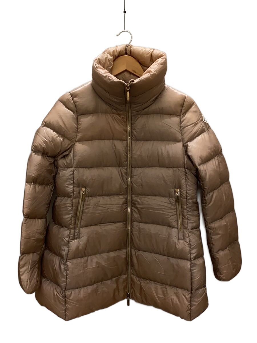 【中古】MONCLER◆落ちこむ上衣/0/ナイロン/BEG/142-093-46963-49/色ムラ有【レディースお召しもの】