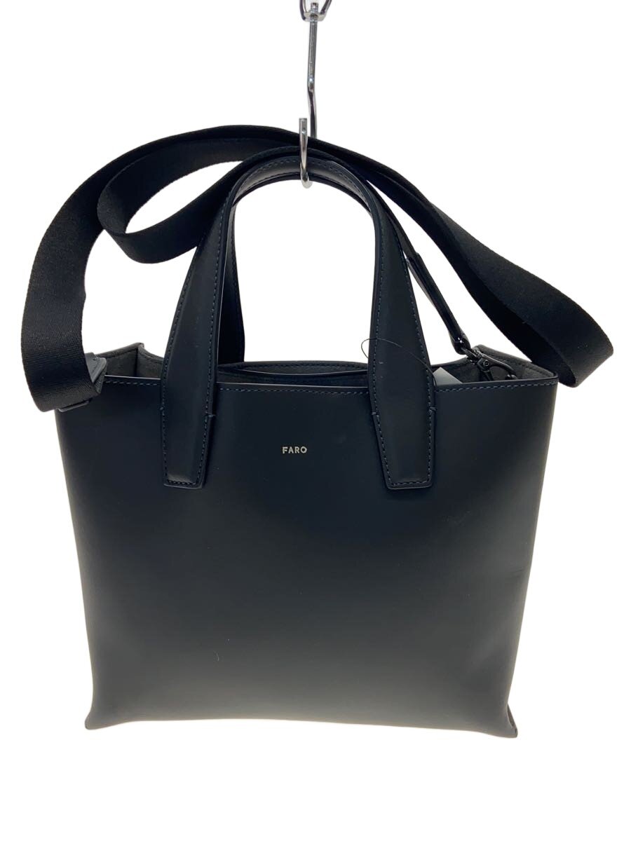【中古】FARO◆ハンドバック/なめし革/BLK/F2331B104【御徒面子】