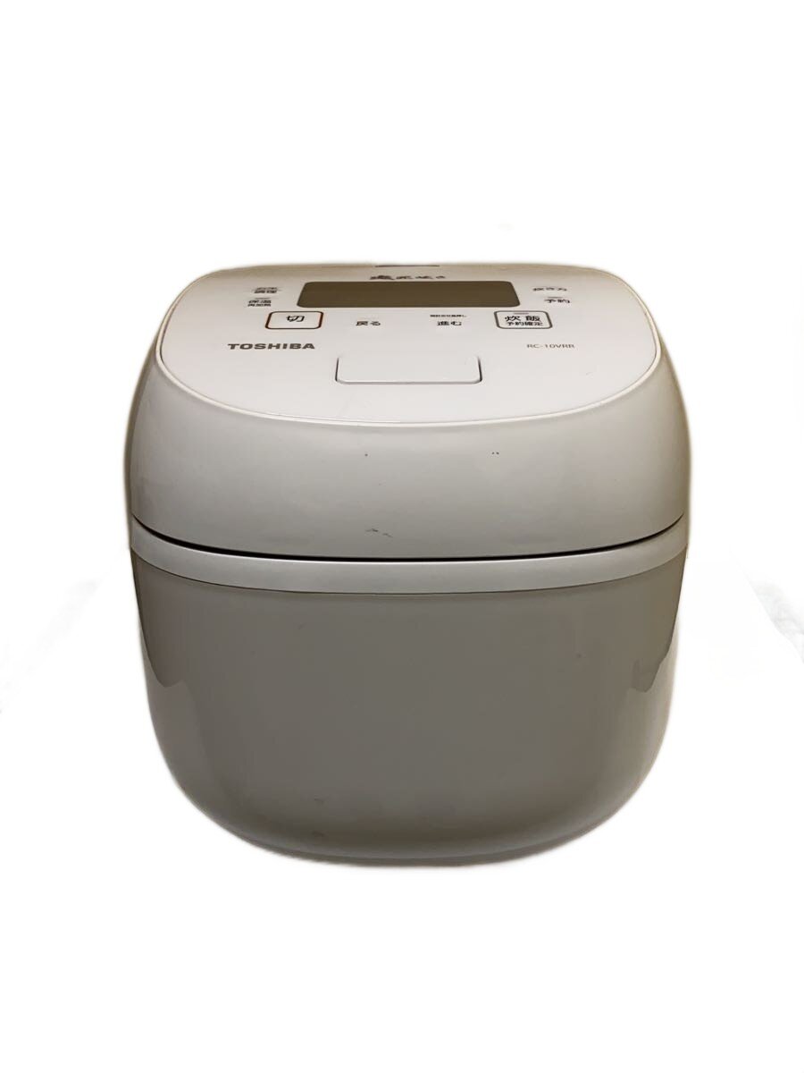 【中古】TOSHIBA◆炊飯器 RC-10VRR(W)//【家電・視覚的・オーディオ】