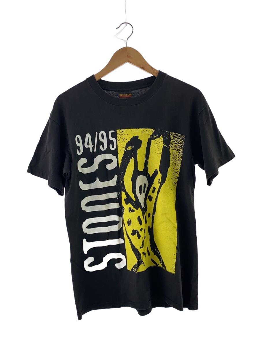 【中古】BROCKUM◆90s/THE Rolling Stones/プルオーバー/MADE IN USA/L/綿織物/BLK【メンズウェア】