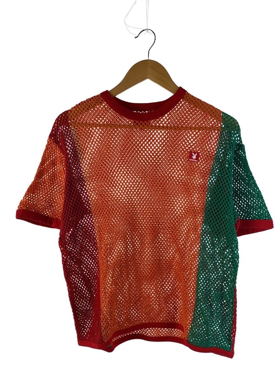【中古】Supreme◆21SS/Playboy String S/S Top/M/綿織物/ORN/無地【メンズウェア】