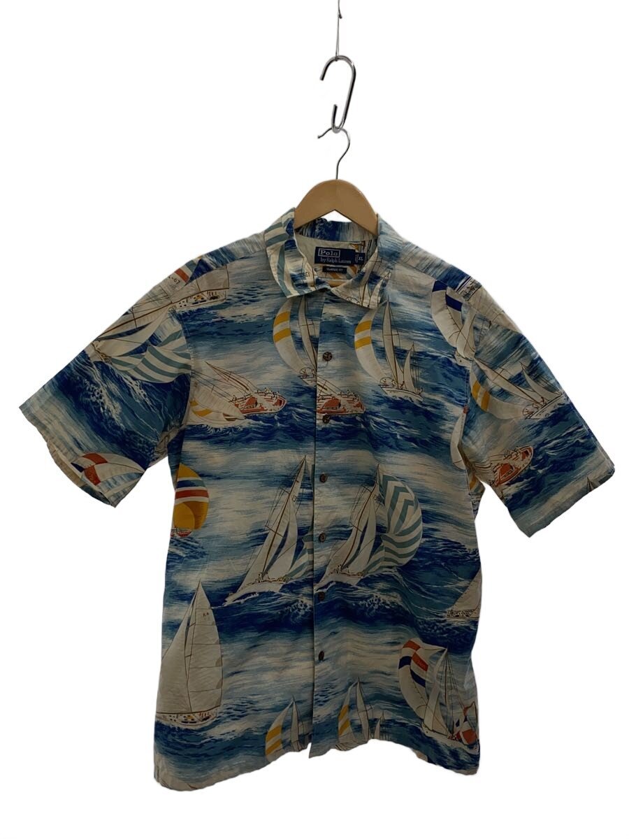 【中古】POLO RALPH LAUREN◆アロハシャツ/XL/綿織物/マルチ色合い/総柄【メンズウェア】