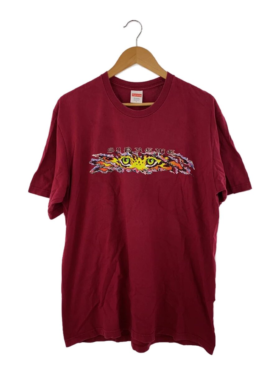【中古】Supreme◆プルオーバー/L/綿織物/RED【メンズウェア】