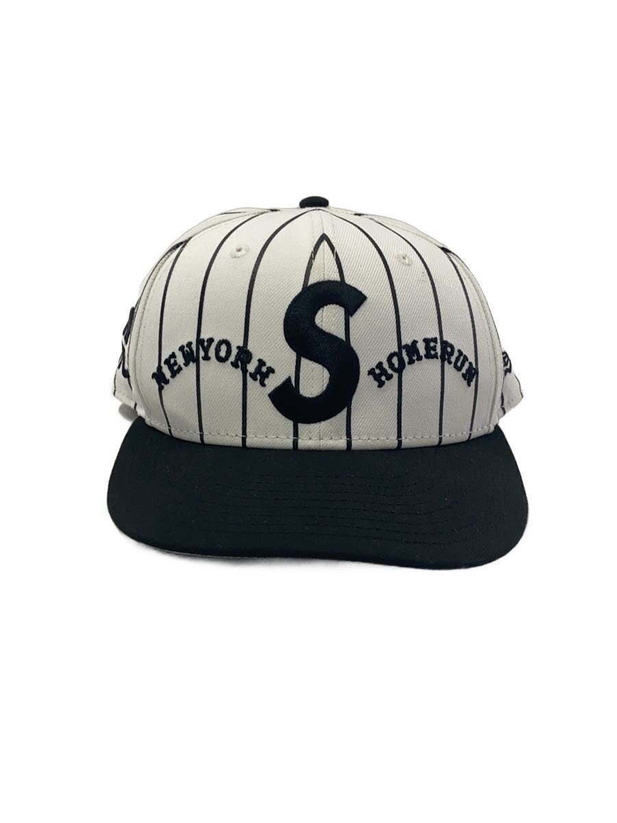 【中古】Supreme◆旗がしら/7 1/4/ポリエステル/WHT/縞模様/メンズ/37395NEW-JP-H119【服飾雑貨他】