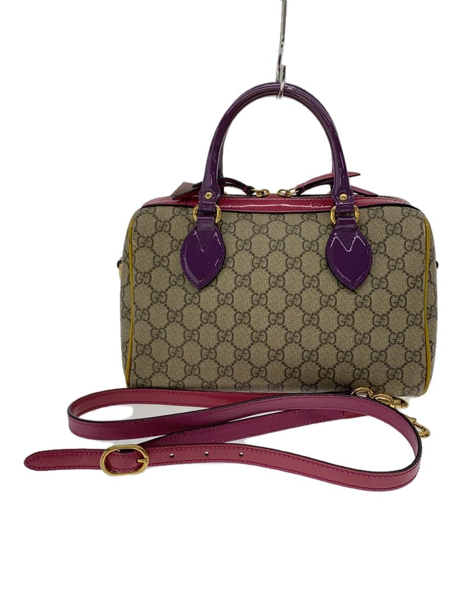 【中古】GUCCI◆GGスプリーム2WAYショルダーバッグ/PVC/アイボリー/409529/表面擦れ・内側汚れ【バッグ】｜2ｎｄ STREET 店