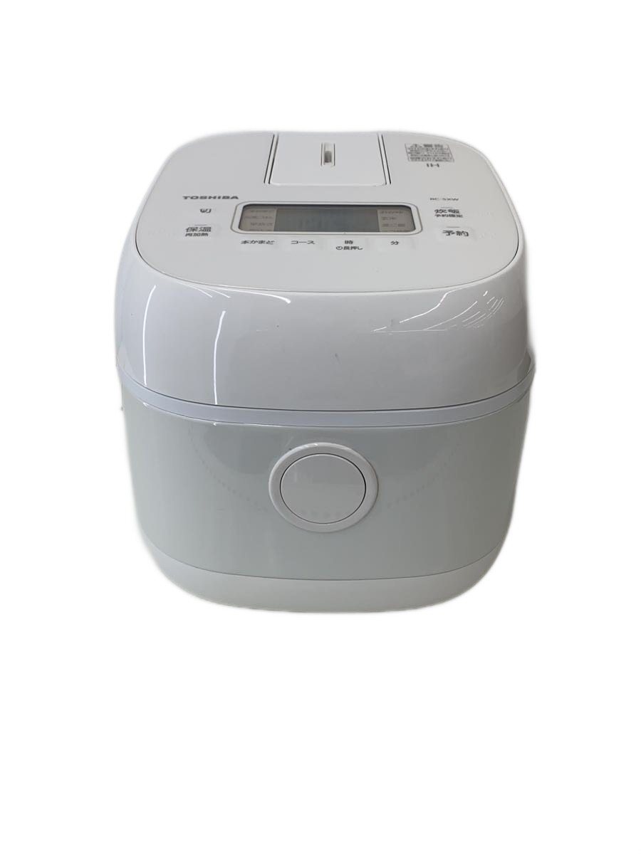 【中古】TOSHIBA◆炊飯器 RC-5XW//【家電・視覚的・オーディオ】