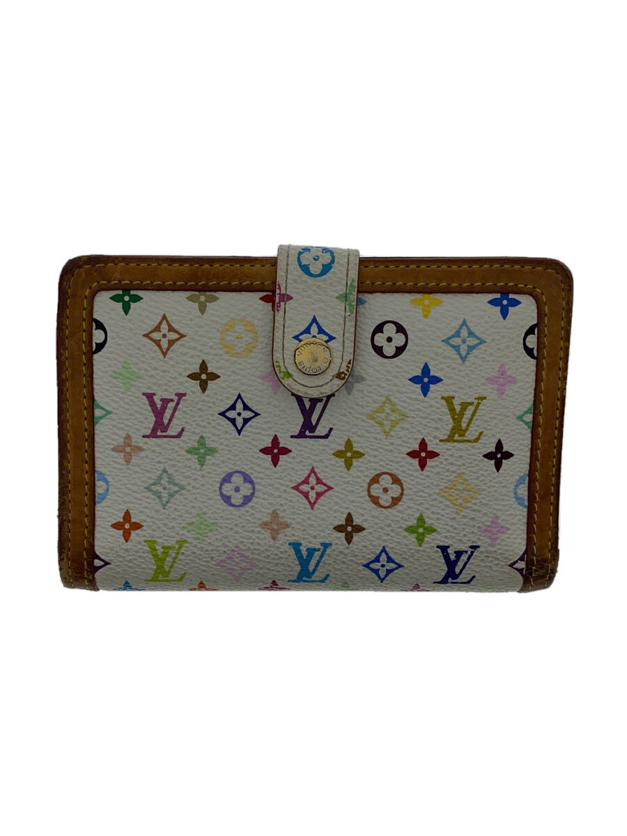 【中古】LOUIS VUITTON◆ポルト・フォイユ・ヴィエノワ_モノグラム・マルチ色つや_ブロン/PVC/マルチ色つや/レディース//【服飾雑貨他】