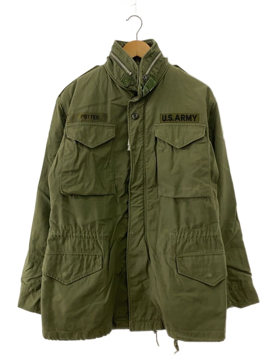 【中古】US.ARMY◆60s/M-65/ラインドライブ欠品/ミリタリー上衣/S/綿織物/KHK/8405-782-2937【メンズウェア】