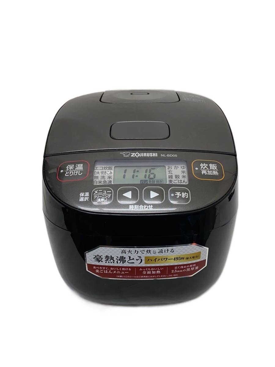 【中古】ZOJIRUSHI◆炊飯器 NL-BD05-BA【家電・ビジュアル・オーディオ】