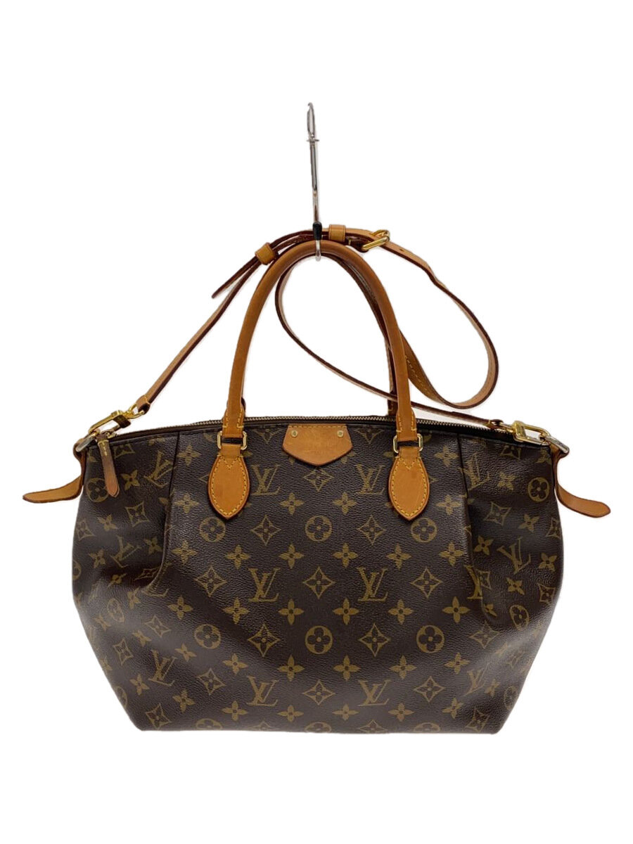 【中古】LOUIS VUITTON◆チュレンMM_モノグラム・帆布/PVC/BRW//【御徒面子】