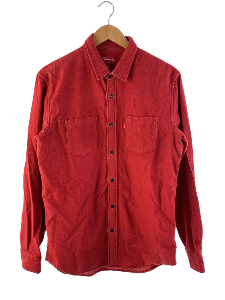 【中古】Supreme◆長袖シャツ/M/コットン/レッド/無地/101837//【メンズウェア】｜2ｎｄ STREET 店