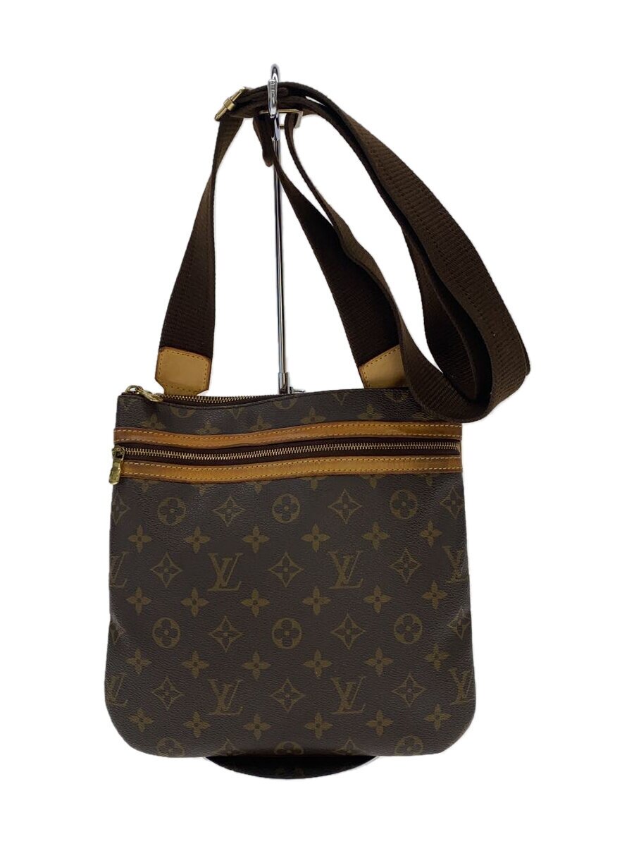 【中古】LOUIS VUITTON◆ポシェット・ボスフォール_モノグラム・キャンバス_BRW/PVC/BRW/総柄【バッグ】｜2ｎｄ STREET 店