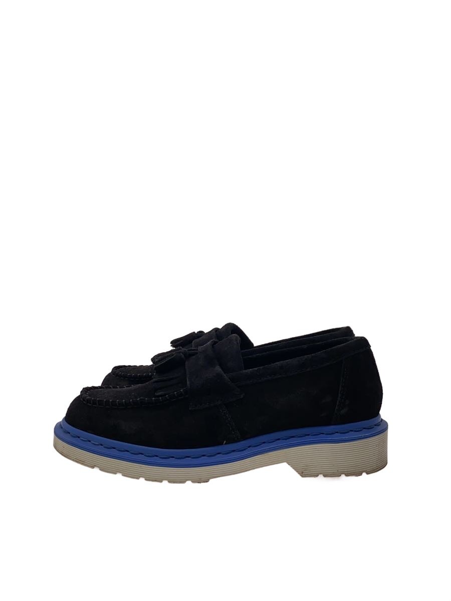 【中古】Dr.Martens◆置き目毛皮/UK7/BLK/スウェード/ADRIAN/タッセルローファー【シューズ】
