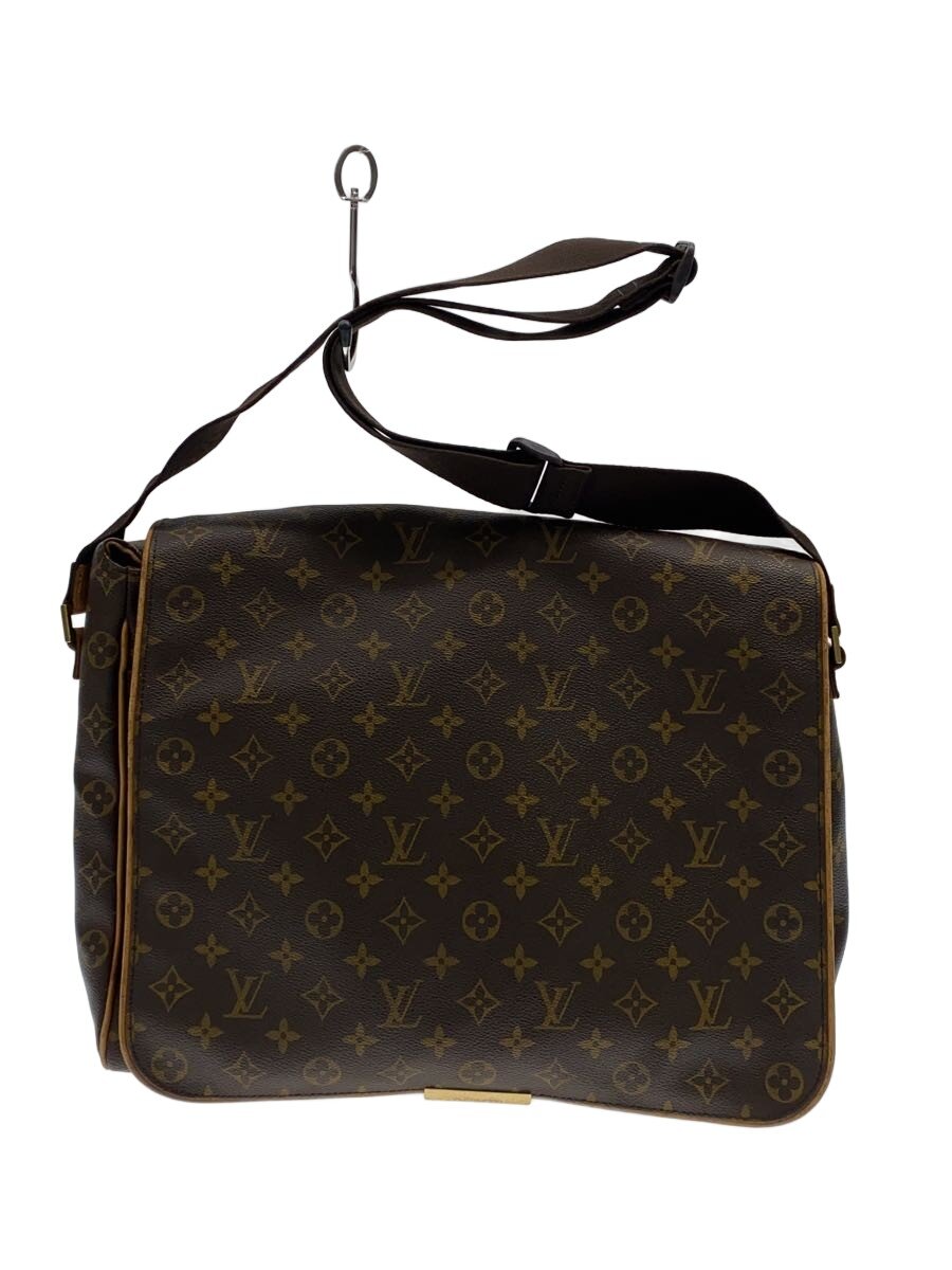 【中古】LOUIS VUITTON◆アベス_モノグラム・帆布/PVC/BRW【御徒面子】