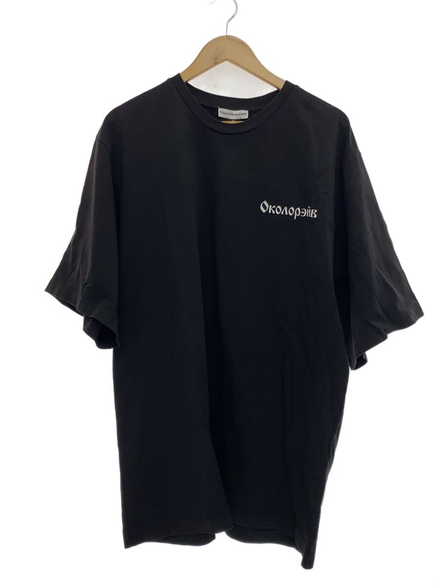 【中古】Gosha Rubchinskiy◆プルオーバー/M/綿織物/BLK【メンズウェア】