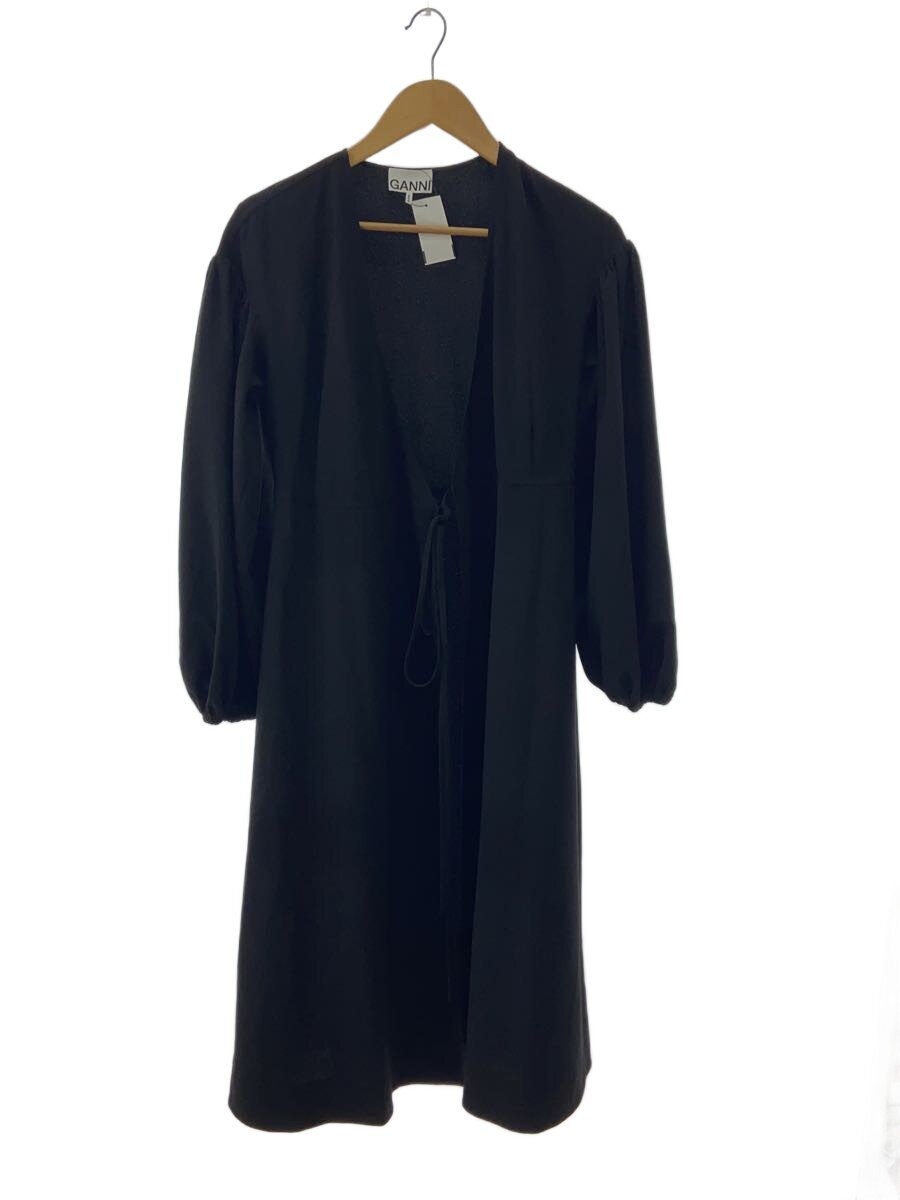 【中古】GANNI◆長袖衣装/34/ポリエステル/BLK/3855899934【レディース御召しもの】