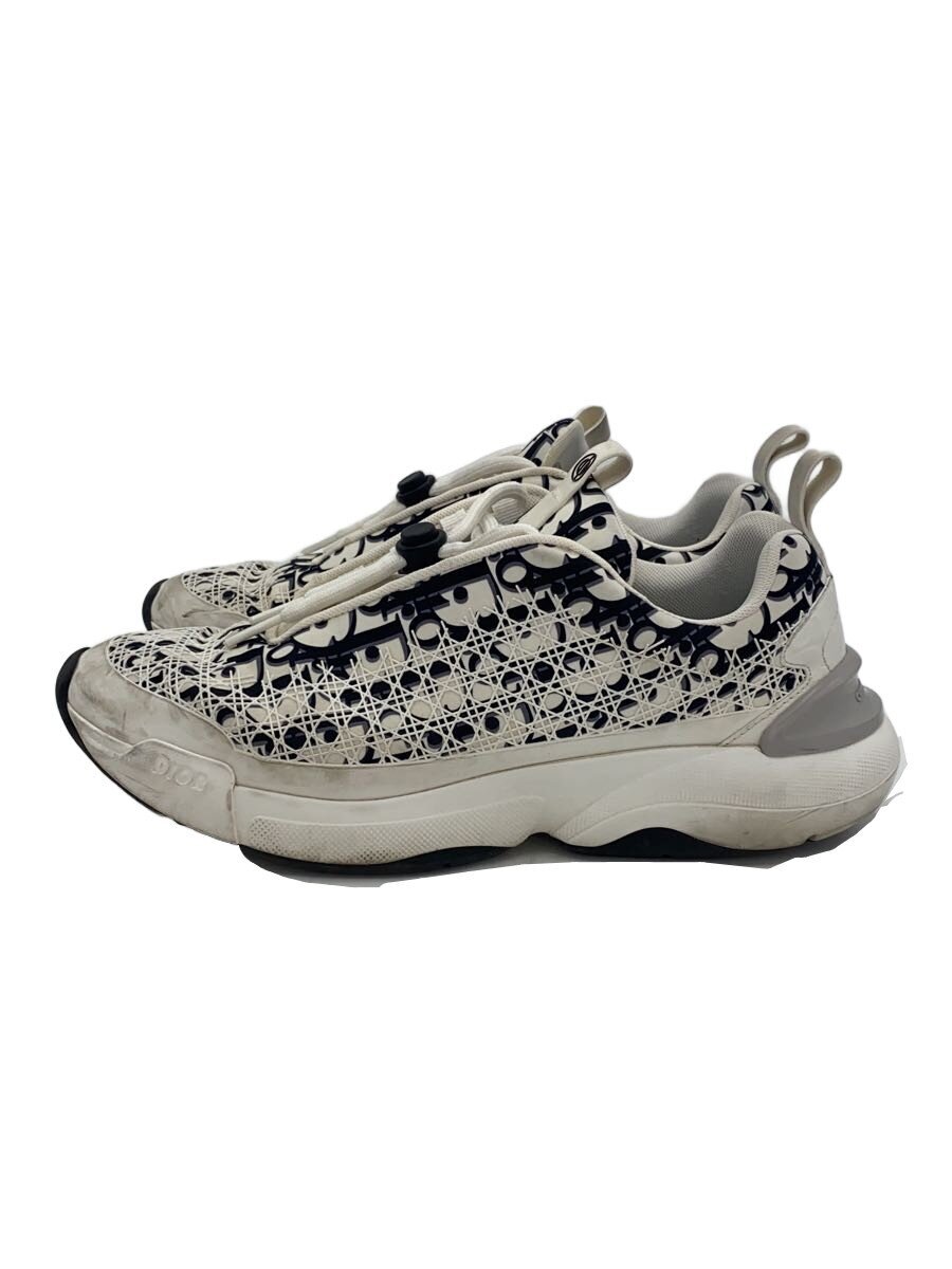 【中古】Dior HOMME◆ローカットスニーカー/41/WHT/B24【シューズ】