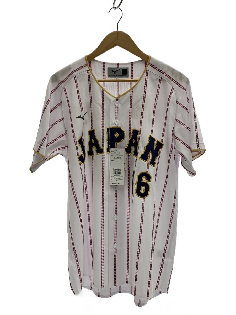 【中古】MIZUNO◆スポーツウェアー/L/WHT/侍ジャパン/大谷翔平【運動競技】