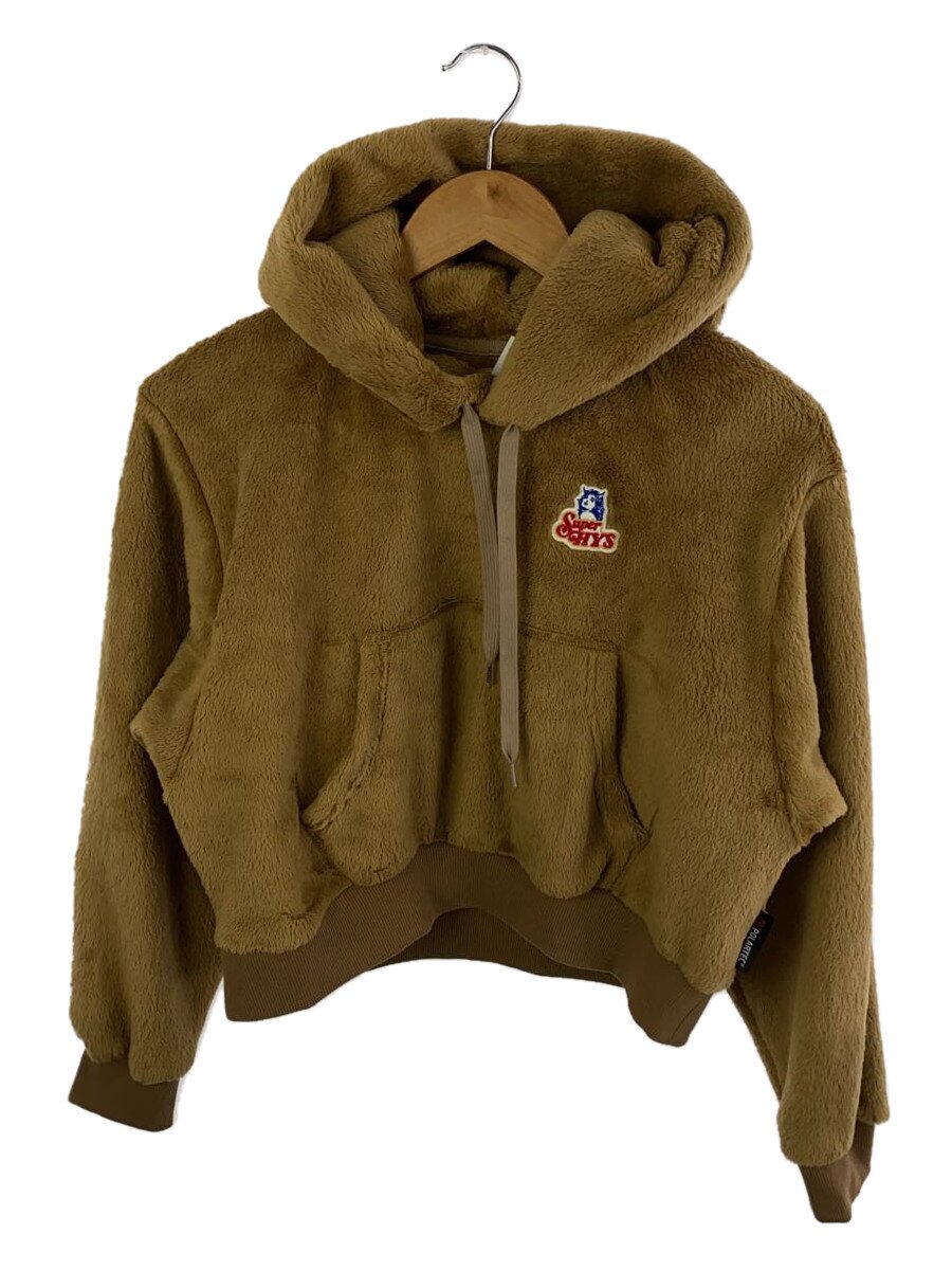 【中古】HYSTERIC GLAMOUR◆パーカー/FREE/ポリエステル/BRW/01243cf05【レディース御召しもの】