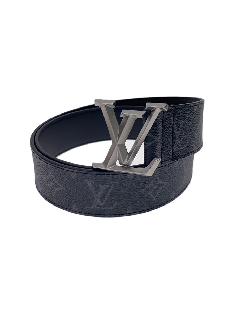 【中古】LOUIS VUITTON◆LV 金字塔/三尺帯/大きさ85/PVC/BLK/モノグラムエクリプス/メンズ/M0607/LV/? NULL ?【服飾雑貨他】