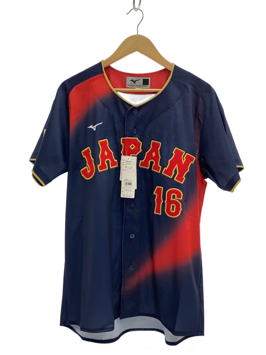 【中古】MIZUNO◆スポーツウェアー/L/NVY/侍ジャパン/大谷翔平【運動競技】