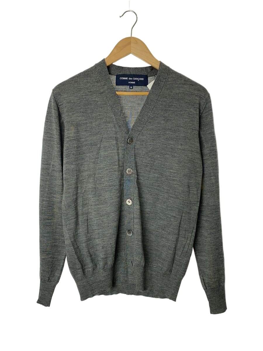 【中古】COMME des GARCONS HOMME◆09SS/ジレー(薄っぺら)/M/羊毛/GRY/HC-N008【メンズウェア】