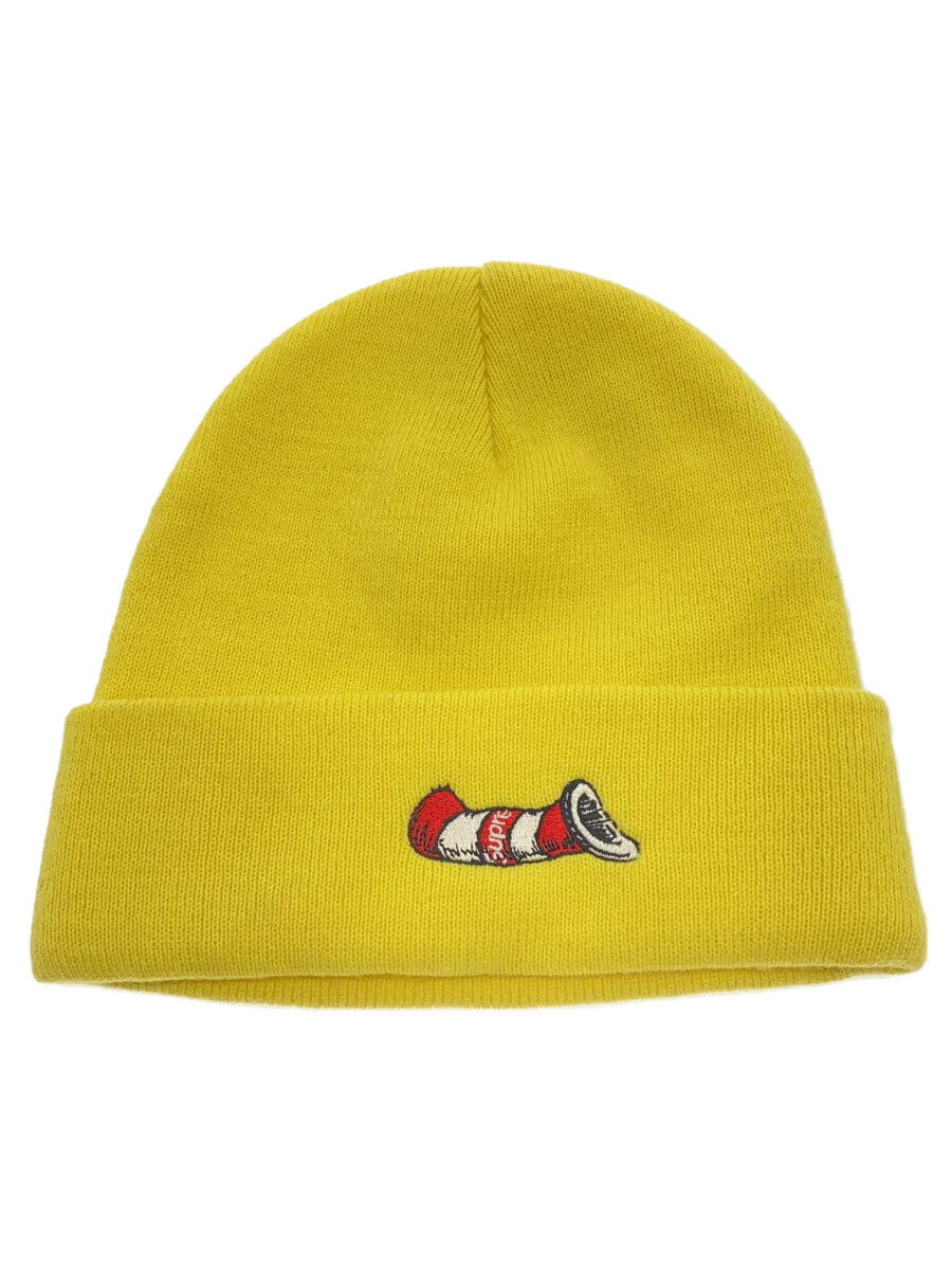 【中古】Supreme◆18AW/Cat in the Hat Beanie/ニットキャップ/FREE/アクリル/YLW/メンズ【服飾雑貨他】｜2ｎｄ STREET 店
