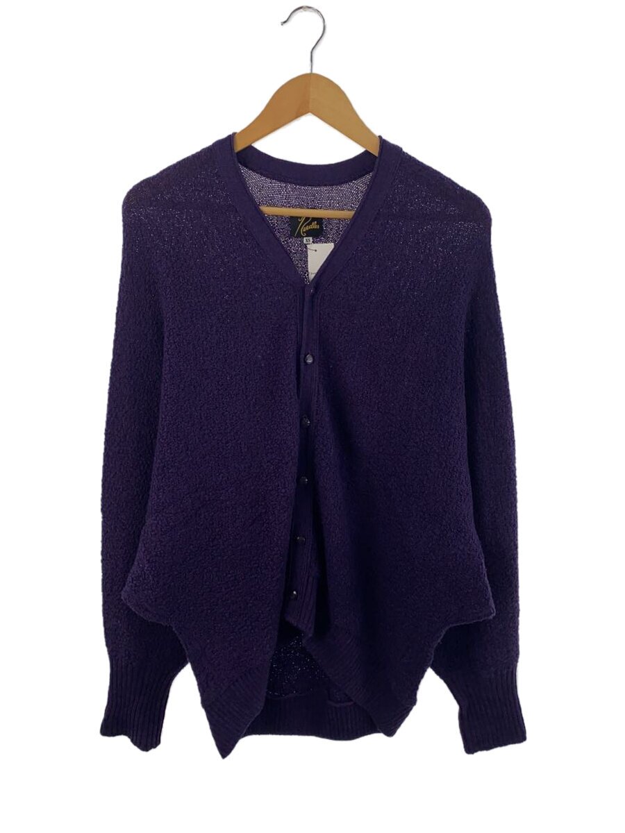 【中古】Needles◆V Neck Cardigan/ジレー(朦々たる)/XS/羊毛/PUP/qv373【メンズウェア】