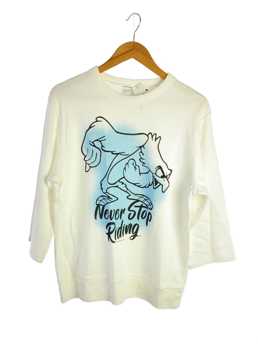【中古】Cloveru◆スウェット/M/コットン/WHT【メンズウェア】｜2ｎｄ STREET 店