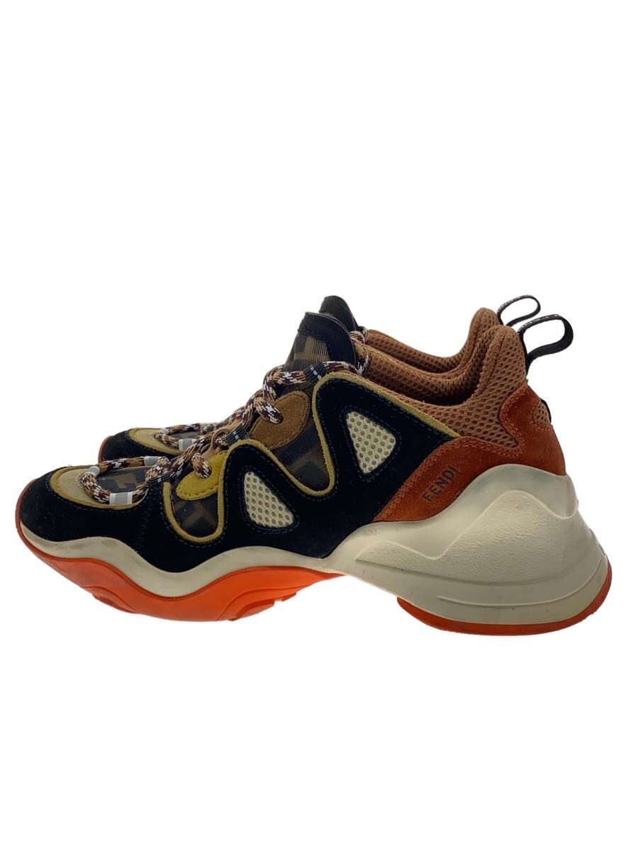 【中古】FENDI◆ローカットスニーカー/--/マルチ色合い/7E1318/汚れた状態有【シューズ】