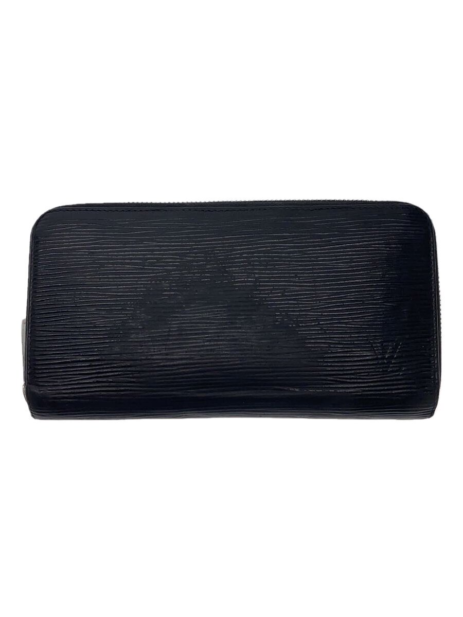 【中古】LOUIS VUITTON◆ジッピー・ウォレット_エピ_BLK/なめし革/BLK/メンズ//【服飾雑貨他】