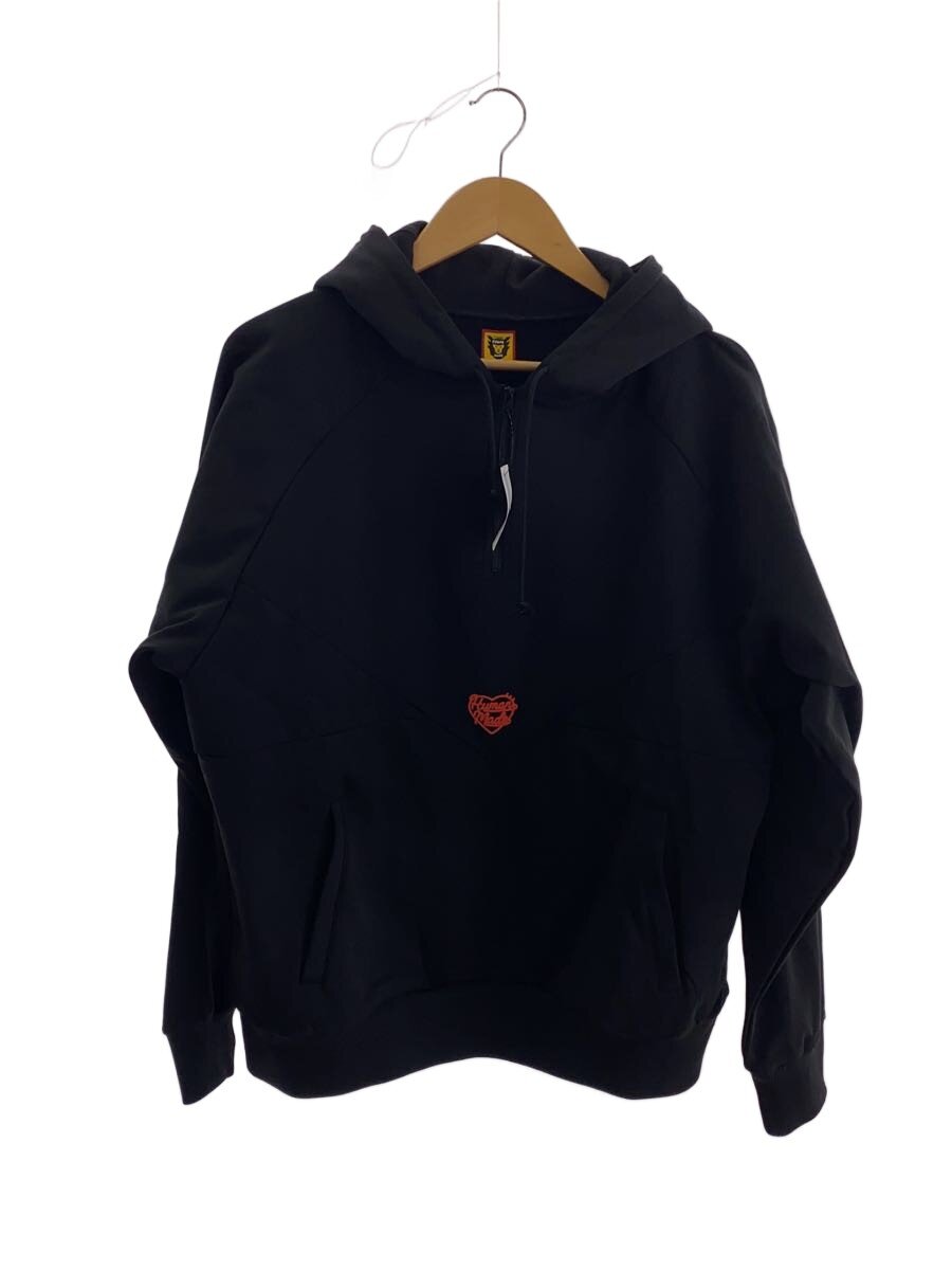 【中古】HUMAN MADE◆パーカー/XL/ポリエステル/BLK//【メンズウェア】