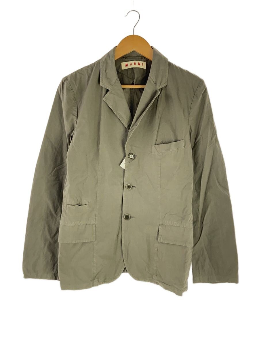 【中古】MARNI◆3B上衣/44/綿織物/KHK/無地【メンズウェア】