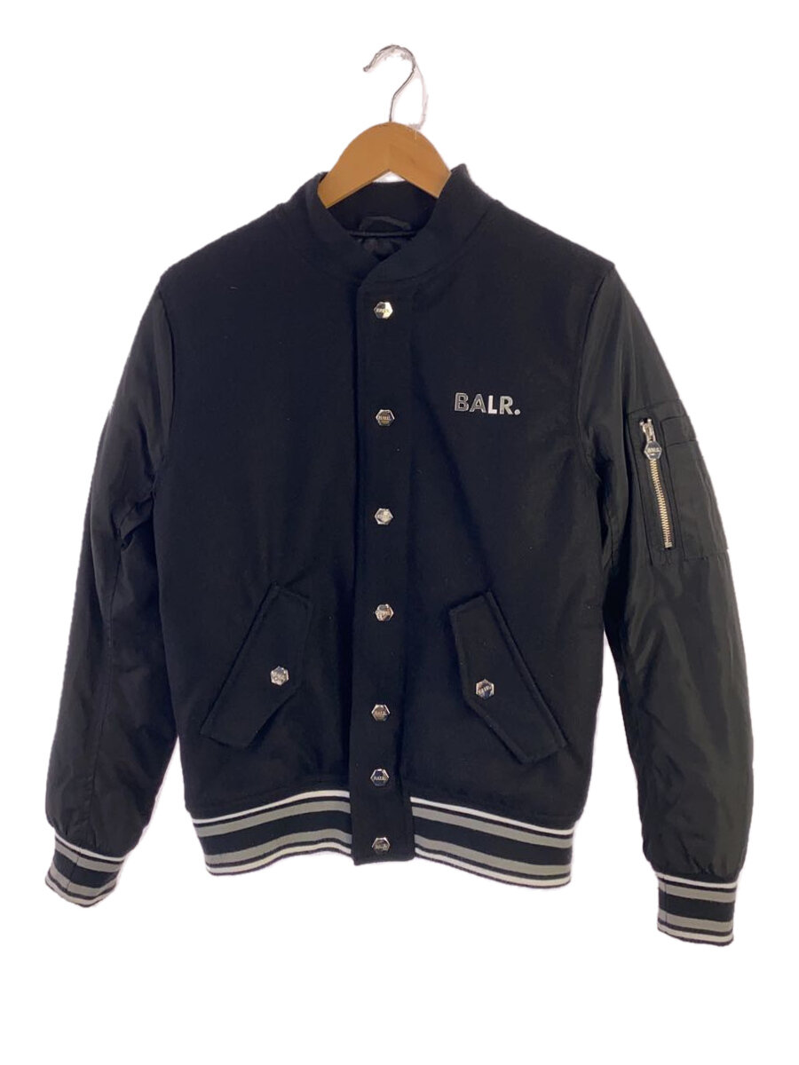 【中古】BALR.◆スタジャン/S/ウール/BLK/無地/リブ毛玉【メンズウェア】|2nd STREET 店