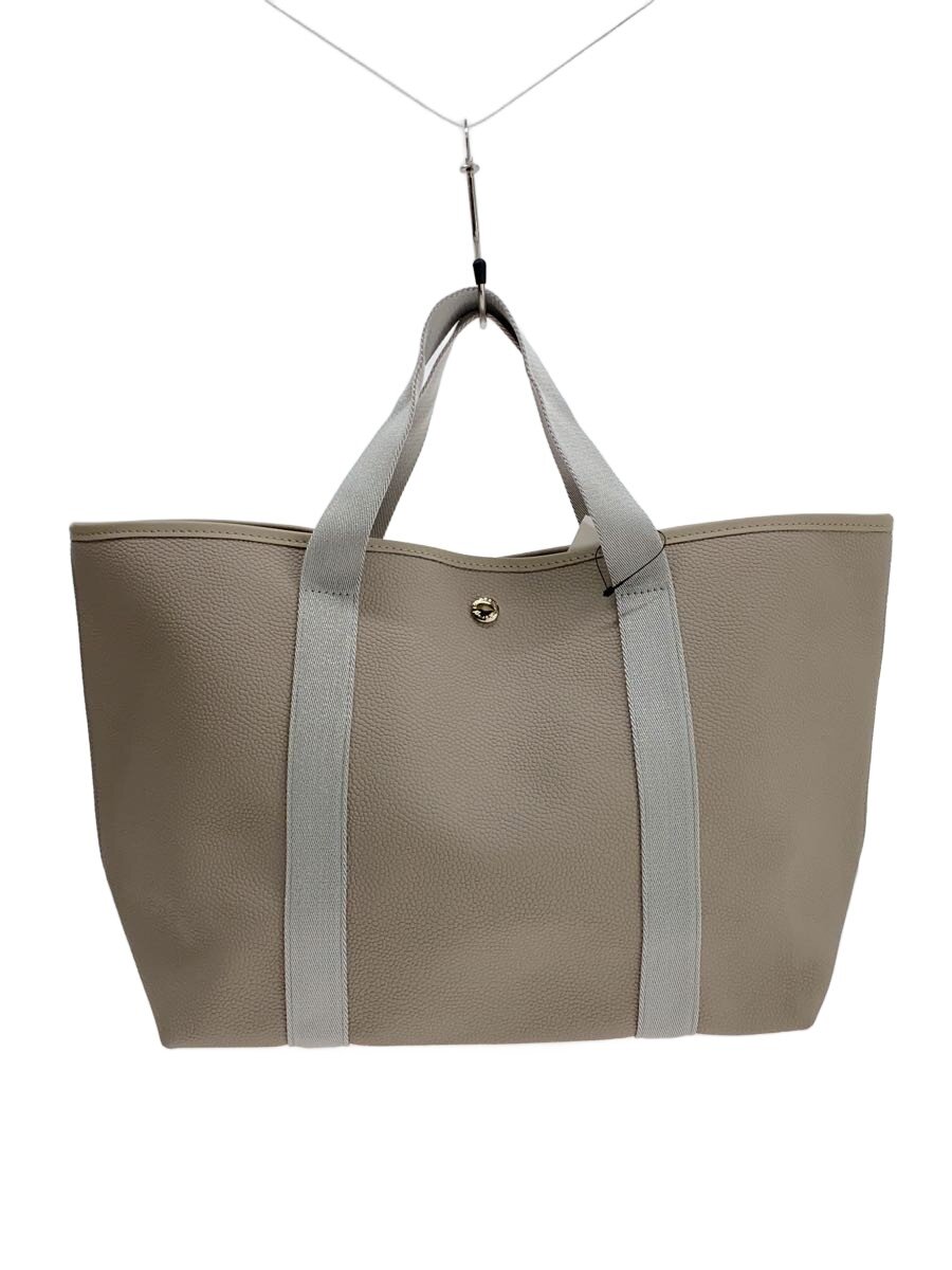【中古】Herve Chapelier◆25ss/615G/スクエアトートバッグ/レザー/GRY【バッグ】｜2ｎｄ STREET 店