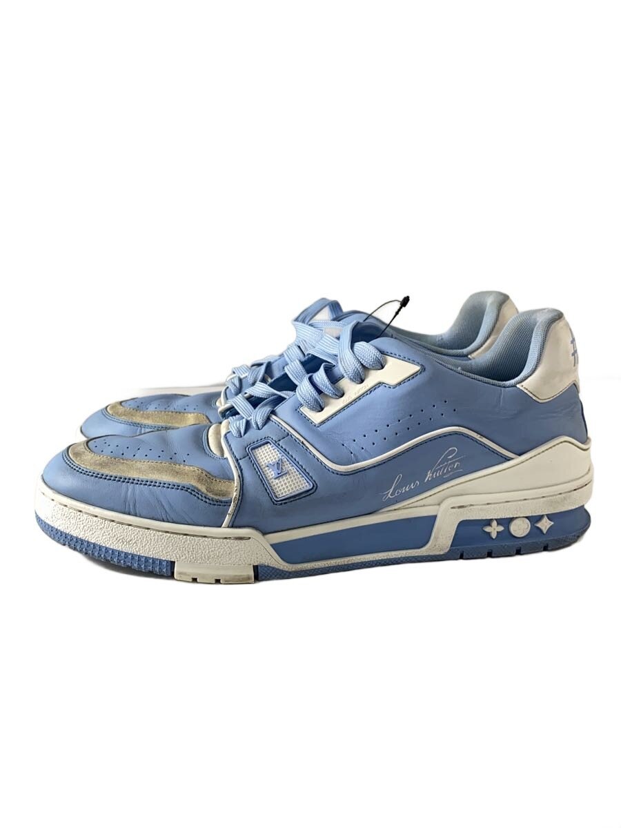 【中古】LOUIS VUITTON◆ローカットスニーカー/UK8/BLU/1AAHSJ【シューズ】｜2ｎｄ STREET 店