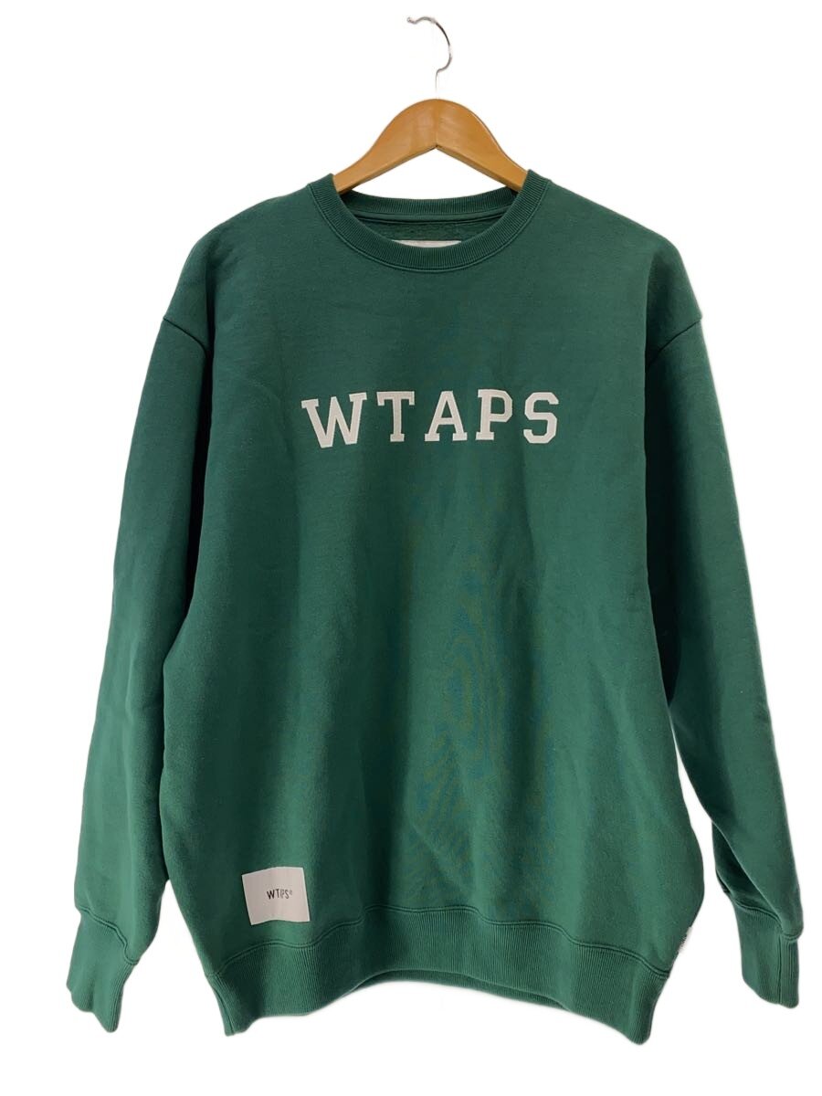 【中古】WTAPS◆汗水/2/綿織物/GRN/241atdt-csm03【メンズウェア】