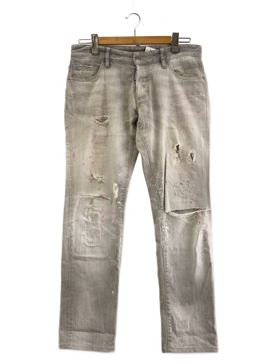 【中古】DSQUARED2◆下つ方/48/ジーンズ/BLK/S71天使の都市0876【メンズウェア】