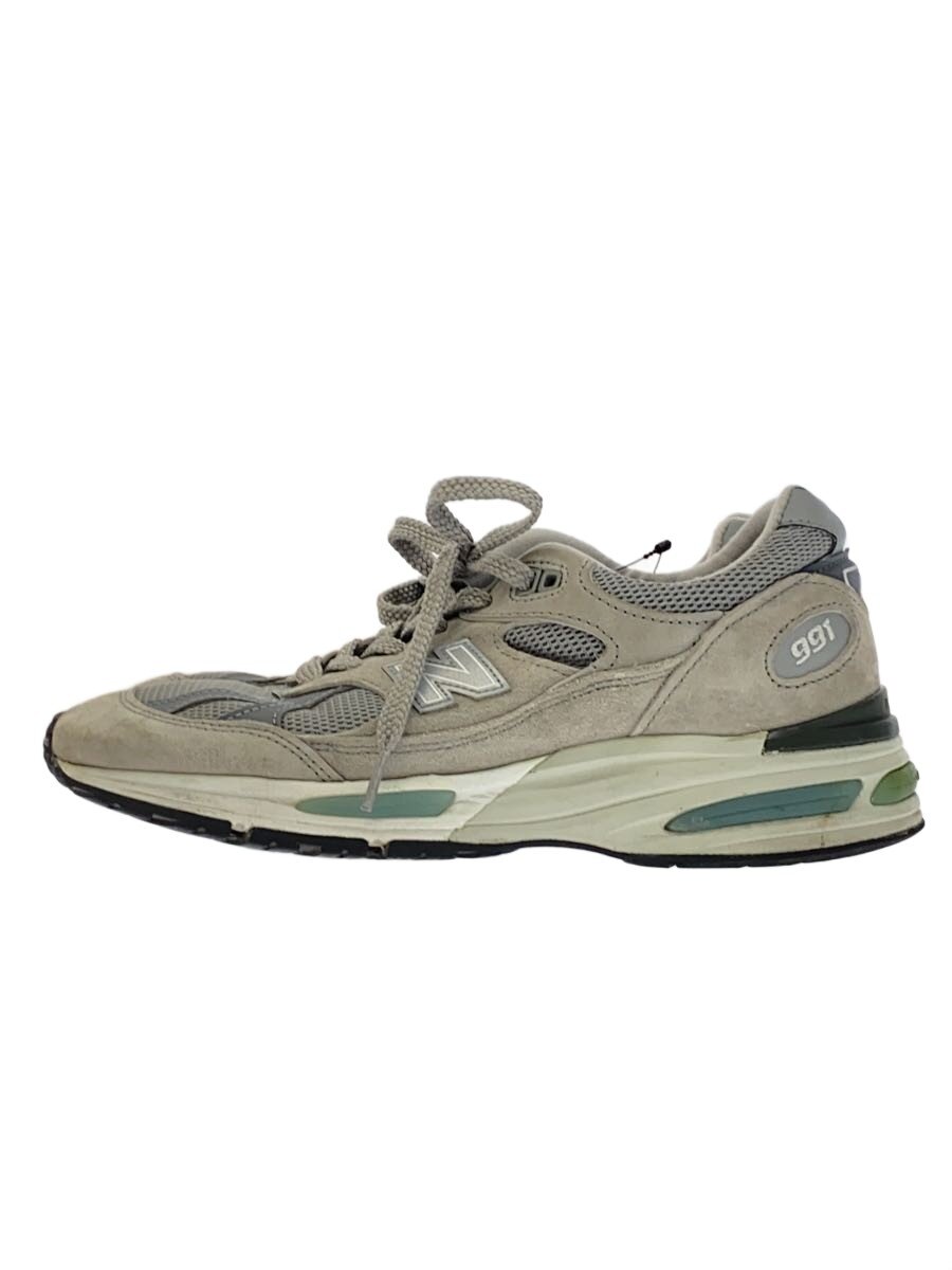 【中古】NEW BALANCE◆U991/グレー/US5.5/スウェード/Made in UK 991v2【シューズ】｜2ｎｄ STREET 店