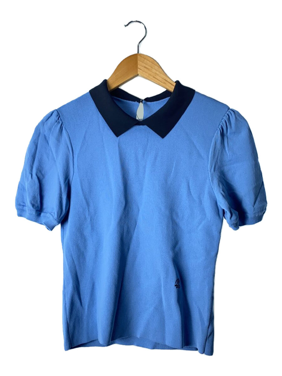 【中古】BLUE LABEL CRESTBRIDGE◆トップス/38/人絹/BLU/55N02-407-22//【レディース御召しもの】