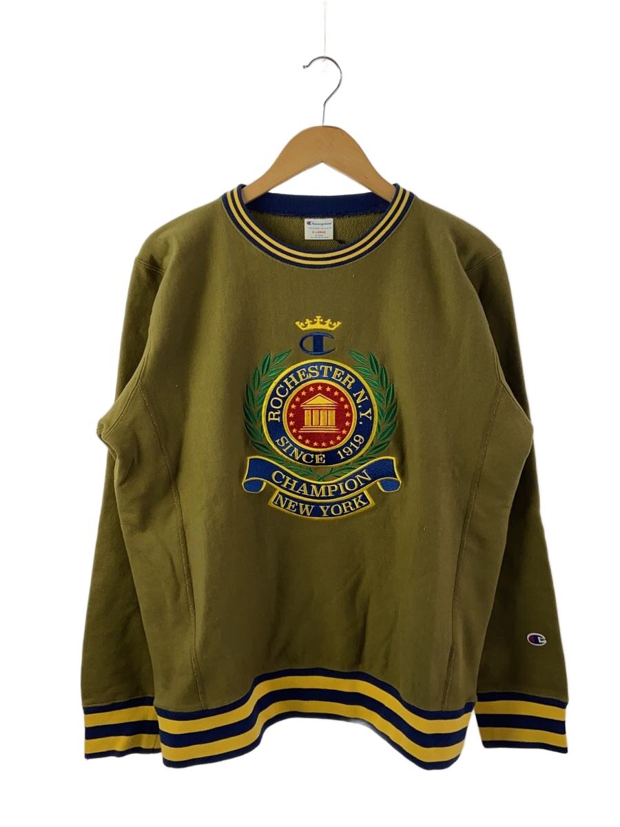 【中古】Champion◆リバースウィーブ/スウェット/XL/コットン/KHK/C8-U005【メンズウェア】|2nd STREET 店