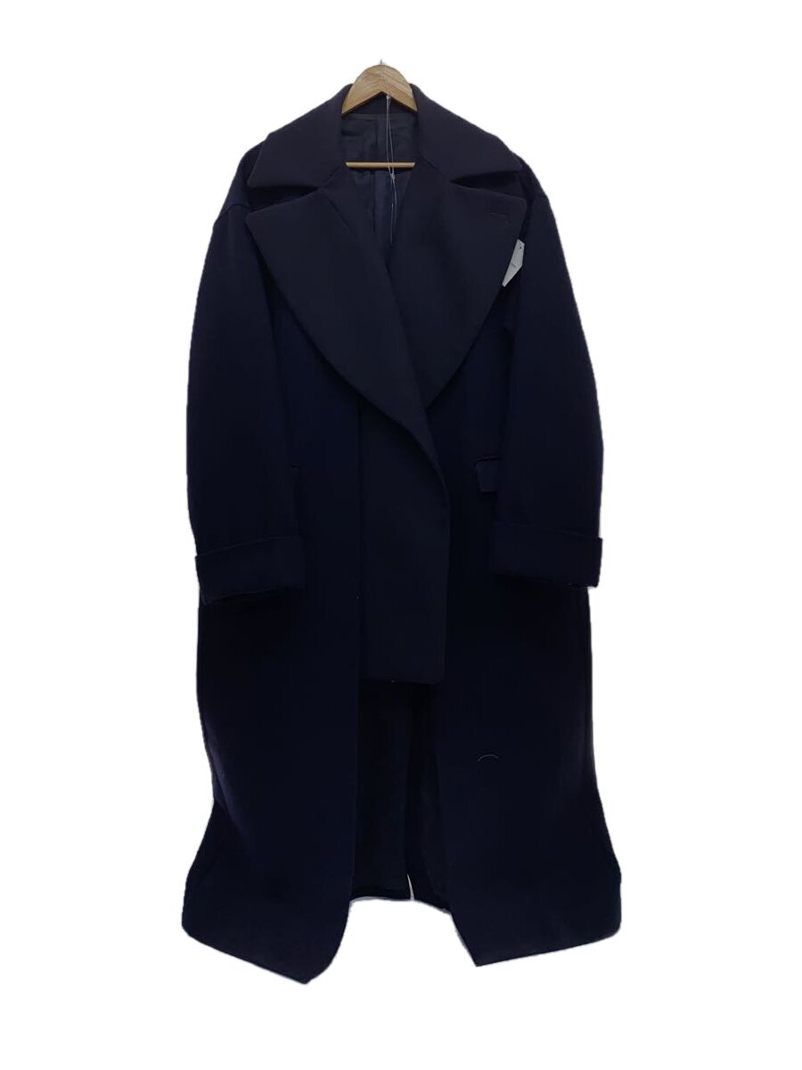 【中古】TOGA VIRILIS TOGA ARCHIVES◆ドッキングコート/44/ウール/ネイビー/TV52-FA301/裏地タグシミ有/襟使用感有【メンズウェア】｜2ｎｄ STREET 店