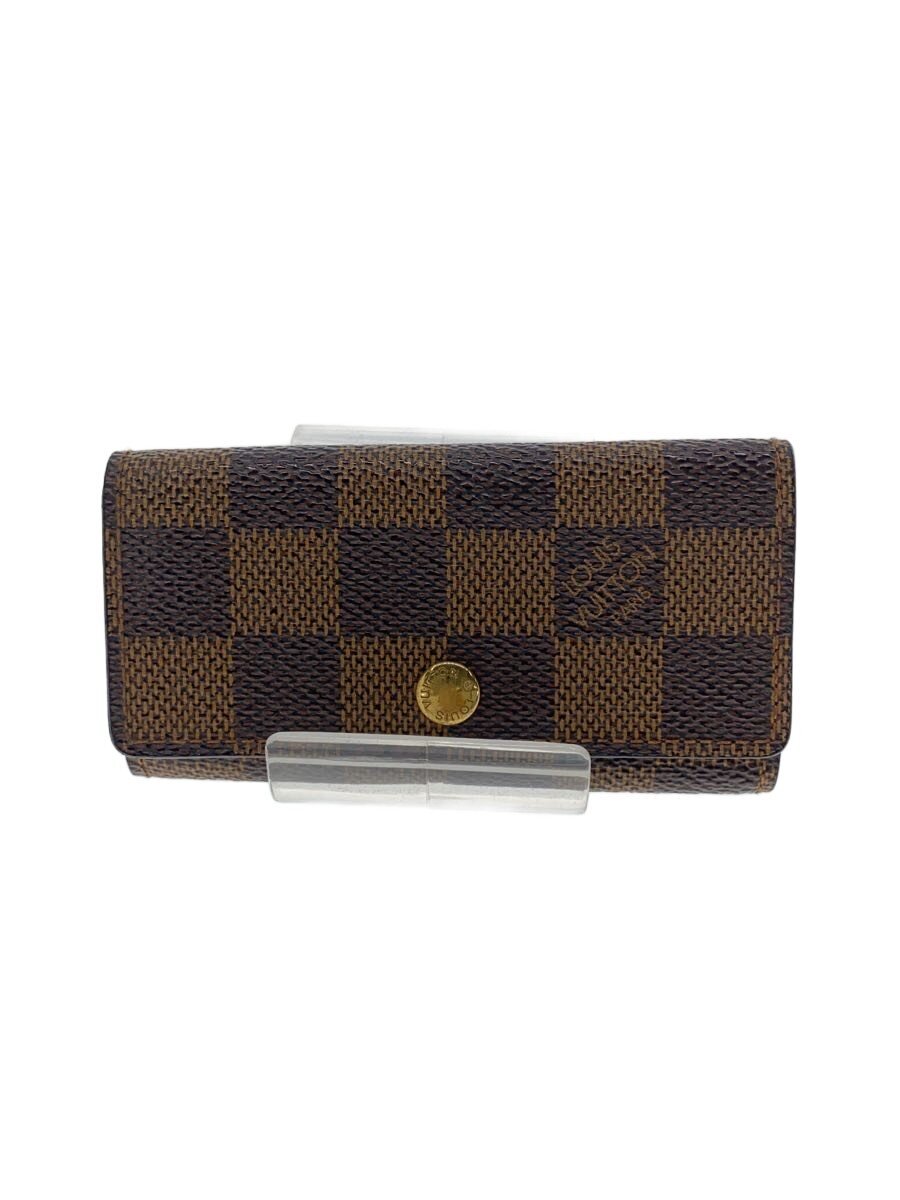 【中古】LOUIS VUITTON◆ミュルティクレ4_ダミエ・エベヌ/PVC/BRW/メンズ【服飾雑貨他】|2nd STREET 店