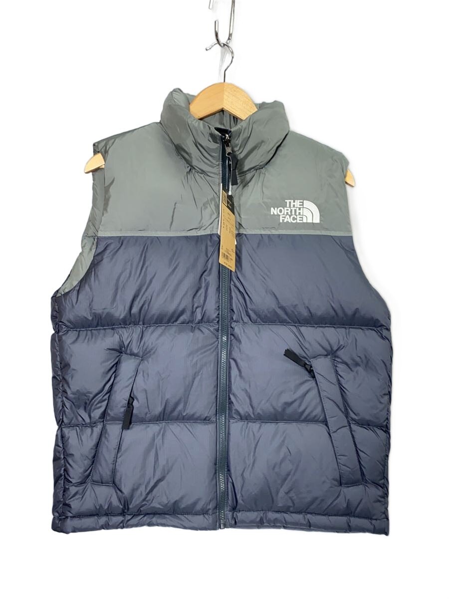 【中古】THE NORTH FACE◆NUPTSE VEST_ヌプシベスト/S/ナイロン/GRY【メンズウェア】｜2ｎｄ STREET 店