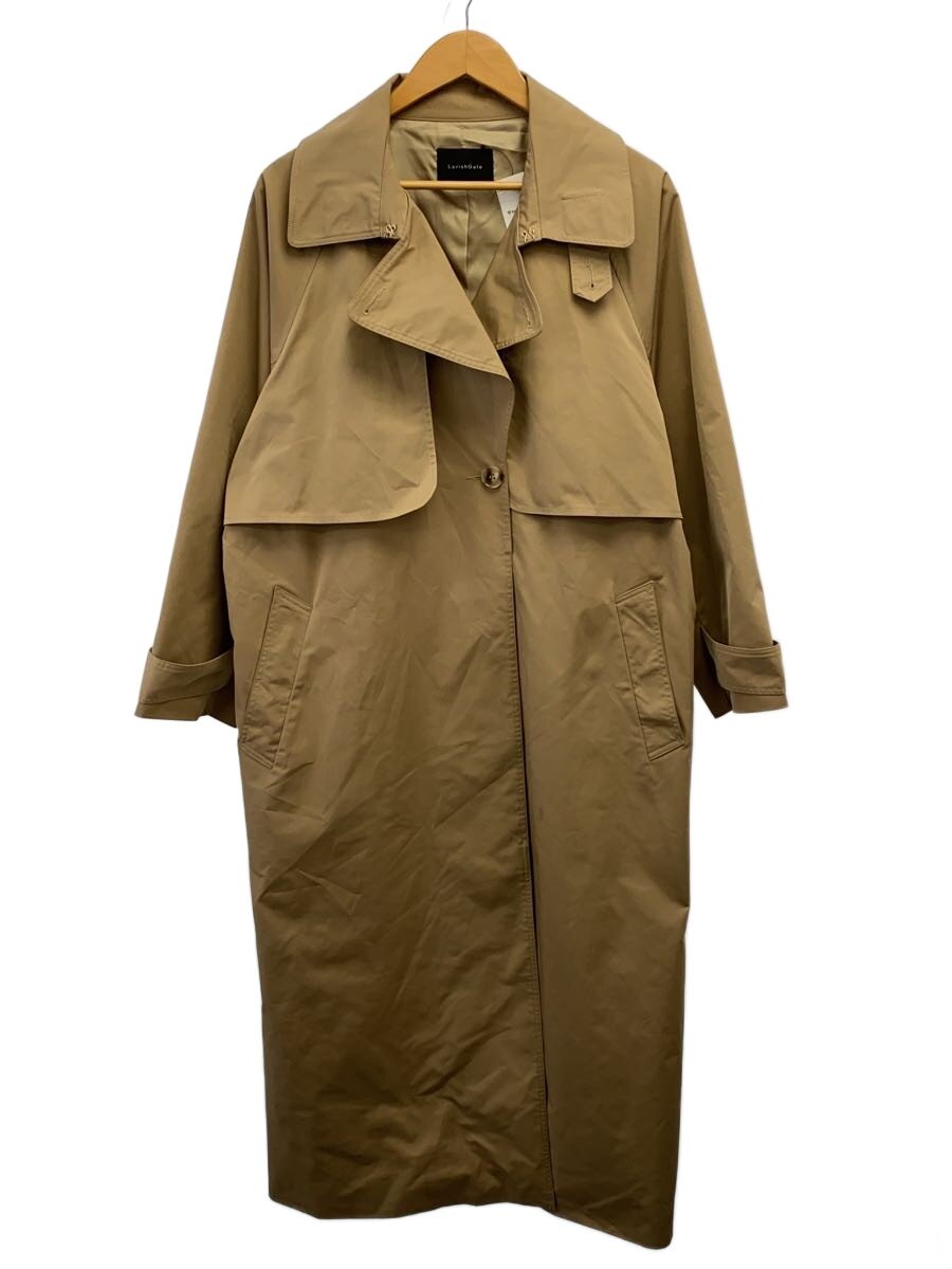 【中古】Lavish Gate◆撥水トレンチコート/FREE/ポリエステル/BEG/無地/coat-13006【レディース御召しもの】