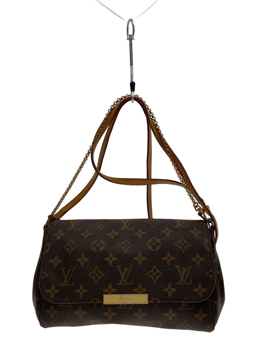 【中古】LOUIS VUITTON◆フェイボリットPM_モノグラム・帆布/PVC/BRW【御徒面子】