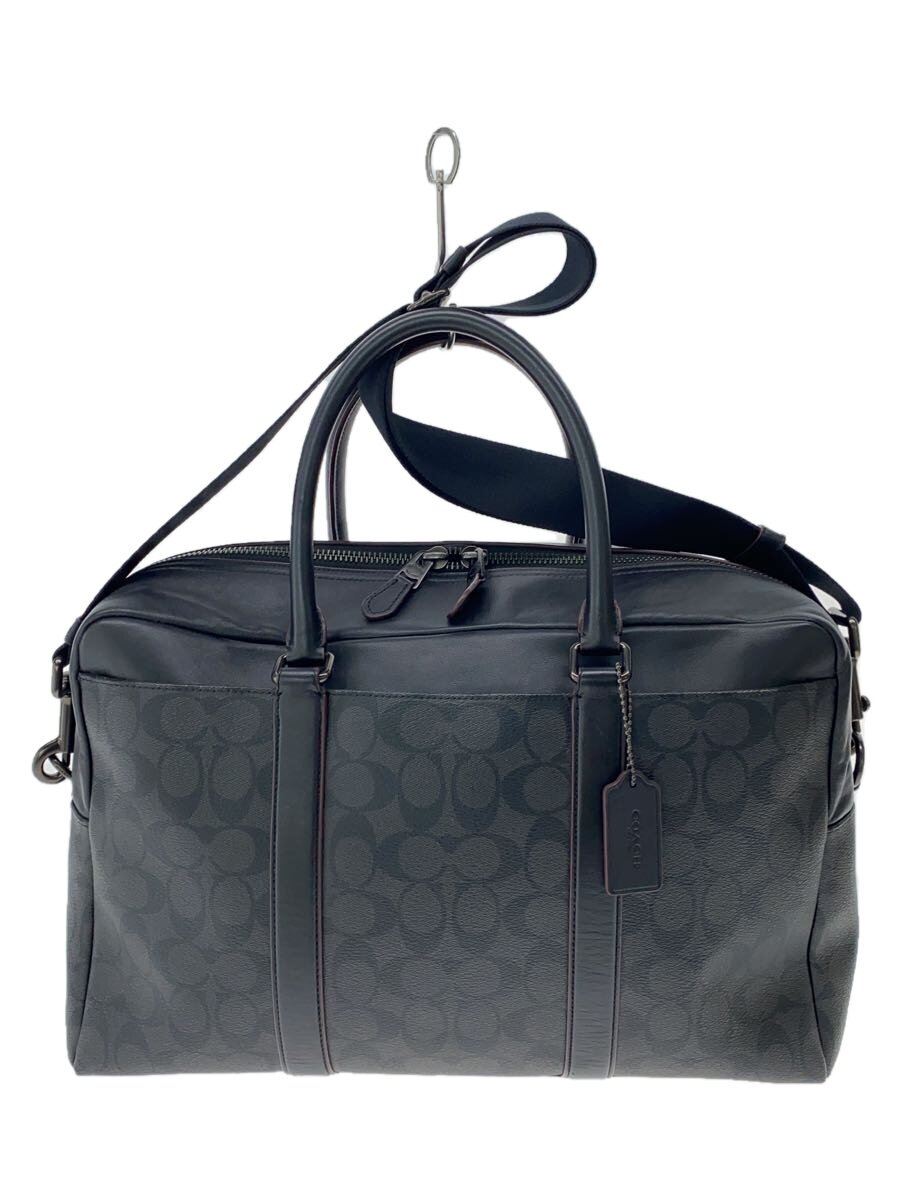 【中古】COACH◆ブリーフ入れもの/PVC/GRY/F77868【御徒面子】