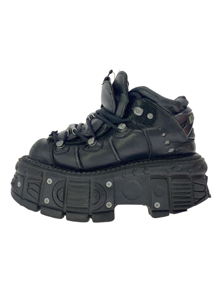 【中古】NEW ROCK◆ローカットスニーカー/36/BLK【シューズ】